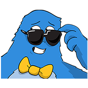 Lars & The Awkward Yeti Stickers