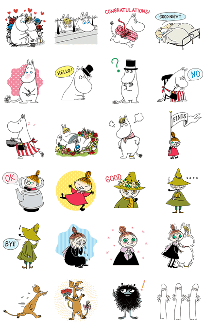 Moomin: Animated Stickers