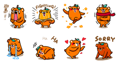 OB design ★ Orange Bear (Animated)