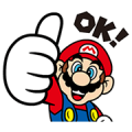 Talking Super Mario Animated Stickers
