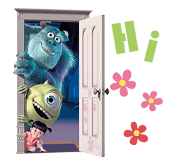 Monsters, Inc. Sticker for LINE & WhatsApp | ZIP: GIF & PNG
