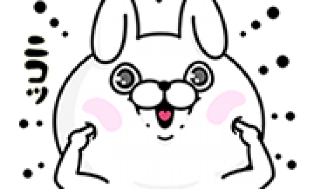 fracora Rabbit100 Sticker for LINE WhatsApp fracora Rabbit100 Sticker for LINE WhatsApp