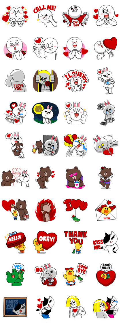 Line friends stickers for whatsapp iphone