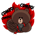 LINE GAME 1st Anniversary Stickers