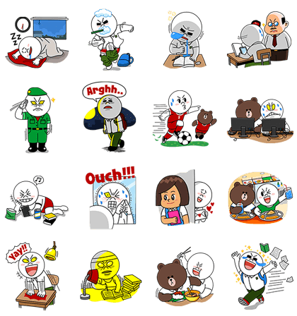 Moon Special: Singaporean Student Life | Sticker for LINE ...