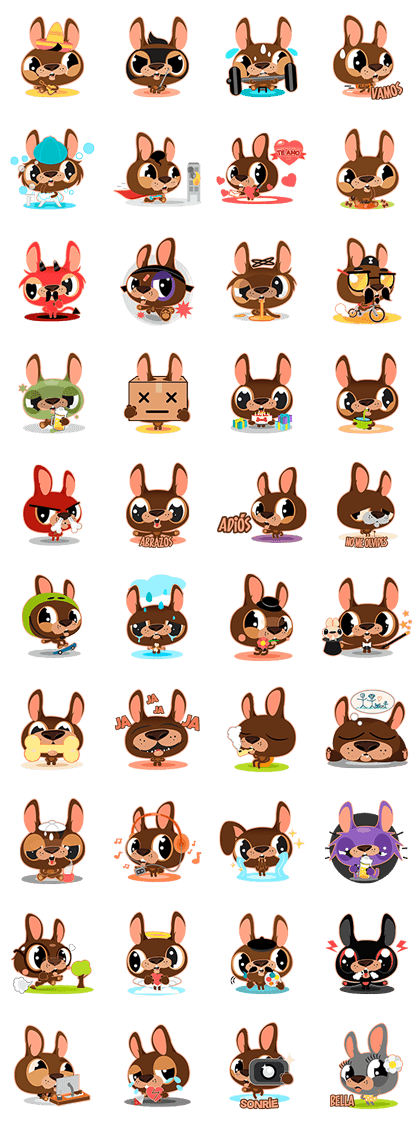 Tiny Eyes / Ojitos Sticker for LINE, WhatsApp, Telegram — Android ...