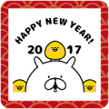 Yuru Usagi’s New Year’s Gift Stickers