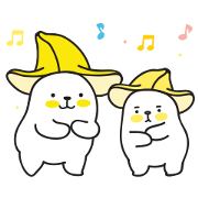 Bana & Nana Bana & Nana Sticker for LINE & WhatsApp | ZIP: GIF & PNG