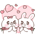 Free Bear Companion × L'OCCITANE Usa-tan. LINE sticker for WhatsApp