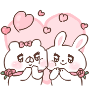 Free Bear Companion × L'OCCITANE Usa-tan. LINE sticker for WhatsApp