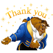 Free Beauty and the Beast (Special Event) LINE sticker for WhatsApp