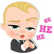 Boss Baby Animated Stickers Sticker for LINE & WhatsApp | ZIP: GIF & PNG
