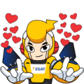 Celebrate the Happiness Together Sticker for LINE & WhatsApp | ZIP: GIF & PNG