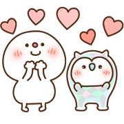 Daifuku × Hoot the Owl Free Daifuku × Hoot the Owl LINE sticker for WhatsApp