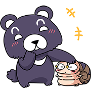 Free Excited Tumurin: Daily Life LINE sticker for WhatsApp