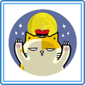 Fumeancats Moon Stickers Sticker for LINE & WhatsApp | ZIP: GIF & PNG