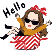 H&M: Let's Celebrate the Holidays H&M: Let's Celebrate the Holidays Sticker for LINE & WhatsApp | ZIP: GIF & PNG