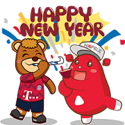 Häfele Man × Berni FC Bayern Sticker for LINE & WhatsApp | ZIP: GIF & PNG