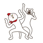 KETAKUMA × Hondy Sticker for LINE & WhatsApp | ZIP: GIF & PNG
