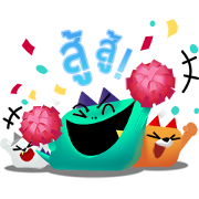 Kozy, Tabby & Ceela: Triple the Fun! Kozy, Tabby & Ceela: Triple the Fun! Sticker for LINE & WhatsApp | ZIP: GIF & PNG