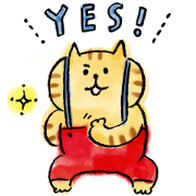 LINE NEWS × Lazy Nyansuke Free LINE NEWS × Lazy Nyansuke LINE sticker for WhatsApp