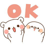NEWS × Vulgar Bear × Stinging Tongue Seal NEWS×Vulgar Bear×Stinging Tongue Seal Sticker for LINE & WhatsApp | ZIP: GIF & PNG