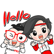 Free Nong Pru and Nong Den LINE sticker for WhatsApp