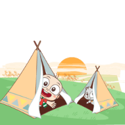 PangPond in Winter Free PangPond in Winter LINE sticker for WhatsApp