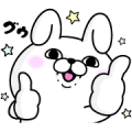 Free Rabbit 100% × Coca-Cola LINE sticker for WhatsApp
