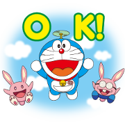 Suntory Doraemon the Movie 2019 Stickers Sticker for LINE & WhatsApp | ZIP: GIF & PNG