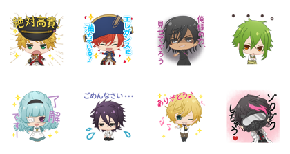 Download The Thousand Noble Musketeers Sticker LINE and use on WhatsApp