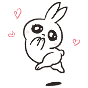 Usagitan Returns Sticker for LINE & WhatsApp | ZIP: GIF & PNG