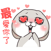 Very Miss Rabbit Child at Heart Sticker for LINE & WhatsApp | ZIP: GIF & PNG