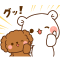 Free Vulgar Bear & Stinging Seal × Wancl LINE sticker for WhatsApp
