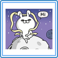 YOSISTAMP – Rabbit 100% Moon Stickers YOSISTAMP – Rabbit 100% Moon Stickers