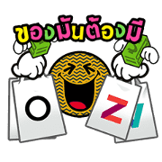 central Life × SmileyWorld Sticker for LINE & WhatsApp | ZIP: GIF & PNG