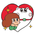 Free A Friendship of Peep-Chan × Mamuang LINE sticker for WhatsApp