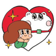 A Friendship of Peep-Chan × Mamuang Free A Friendship of Peep-Chan × Mamuang LINE sticker for WhatsApp