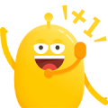 Free Alpha in the Office LINE sticker for WhatsApp