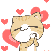 Ari the Cat's Here - Surrender, Human! 2 Sticker for LINE & WhatsApp | ZIP: GIF & PNG