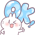 Free Cute Rabbit: So Sweet LINE sticker for WhatsApp