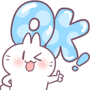 Free Cute Rabbit: So Sweet LINE sticker for WhatsApp