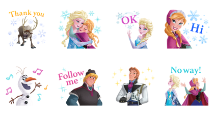 Download Frozen (Special Event) Sticker LINE and use on WhatsApp