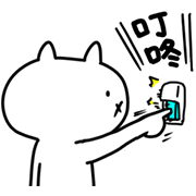 Intense Cat Sticker for LINE & WhatsApp | ZIP: GIF & PNG