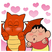 LINE Bubble 2 × Crayon Shin-chan Free LINE Bubble 2 × Crayon Shin-chan LINE sticker for WhatsApp