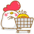 LINE Official Select × bibi popcorn Sticker for LINE & WhatsApp | ZIP: GIF & PNG