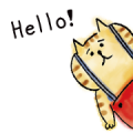 Lazy Nyansuke (Chinese Version) Sticker for LINE & WhatsApp | ZIP: GIF & PNG
