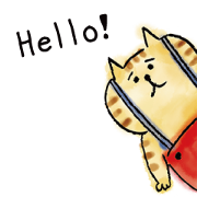Lazy Nyansuke (Chinese Version) Lazy Nyansuke (Chinese Version) Sticker for LINE & WhatsApp | ZIP: GIF & PNG