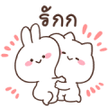 Free Lovely Mimi and Neko LINE sticker for WhatsApp