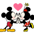 Mickey and Friends: Love Love Sticker for LINE & WhatsApp | ZIP: GIF & PNG